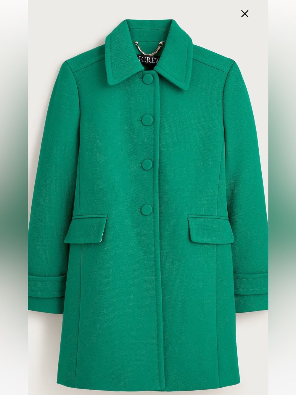 J. Crew Women's Salon coat in Italian double-cloth